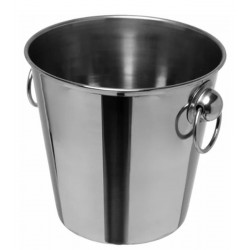 Balde 12X14CM 900ML Para gelo De Aço Inox